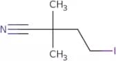 4-Iodo-2,2-dimethylbutanenitrile
