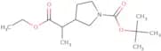 tert-Butyl 3-(1-ethoxy-1-oxopropan-2-yl)pyrrolidine-1-carboxylate