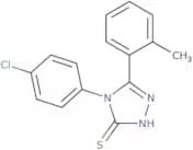 4-(4-Chlorophenyl)-5-(2-methylphenyl)-4H-1,2,4-triazole-3-thiol