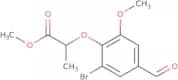 Methyl 2-(2-bromo-4-formyl-6-methoxyphenoxy)propanoate
