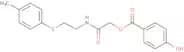 ({2-[(4-Methylphenyl)sulfanyl]ethyl}carbamoyl)methyl 4-hydroxybenzoate