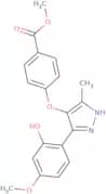 Methyl 4-{[3-(2-hydroxy-4-methoxyphenyl)-5-methyl-1H-pyrazol-4-yl]oxy}benzoate