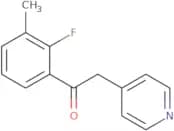 1-(2-Fluoro-3-methylphenyl)-2-(pyridin-4-yl)ethan-1-one