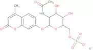 4-Methylumbelliferyl 2-acetamido-2-deoxy-b-D-galactopyranoside-6-sulfate potassium salt