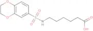 6-(2,3-Dihydro-1,4-benzodioxine-6-sulfonamido)hexanoic acid