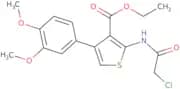 Ethyl 2-(2-chloroacetamido)-4-(3,4-dimethoxyphenyl)thiophene-3-carboxylate