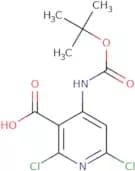 4-([(tert-Butoxy)carbonyl]amino)-2,6-dichloropyridine-3-carboxylic acid