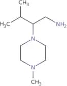 3-Methyl-2-(4-methylpiperazin-1-yl)butan-1-amine