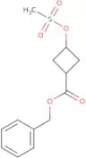 Benzyl rac-(1S,3S)-3-(methanesulfonyloxy)cyclobutane-1-carboxylate
