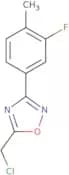 5-(Chloromethyl)-3-(3-fluoro-4-methylphenyl)-1,2,4-oxadiazole
