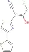 4-Chloro-3-oxo-2-[4-(thiophen-2-yl)-2,3-dihydro-1,3-thiazol-2-ylidene]butanenitrile