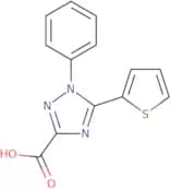 1-Phenyl-5-(thiophen-2-yl)-1H-1,2,4-triazole-3-carboxylic acid