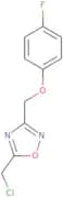 5-(Chloromethyl)-3-(4-fluorophenoxymethyl)-1,2,4-oxadiazole
