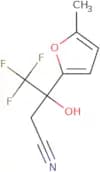 4,4,4-Trifluoro-3-hydroxy-3-(5-methylfuran-2-yl)butanenitrile