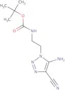 tert-Butyl N-[2-(5-amino-4-cyano-1H-1,2,3-triazol-1-yl)ethyl]carbamate