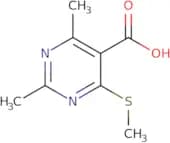 2,4-Dimethyl-6-(methylsulfanyl)pyrimidine-5-carboxylic acid