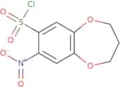 8-Nitro-3,4-dihydro-2H-1,5-benzodioxepine-7-sulfonyl chloride
