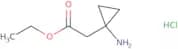 Ethyl 2-(1-aminocyclopropyl)acetate hydrochloride