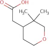 2-(3,3-Dimethyloxan-4-yl)acetic acid