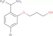 3-[2-(1-Aminoethyl)-5-bromophenoxy]propan-1-ol