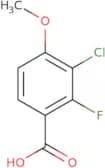 3-Chloro-2-fluoro-4-methoxybenzoic acid