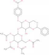 4-Nitrophenyl 2-O-(2,3,4,6-tri-O-acetyl-a-D-mannopyranosyl)-4,6-O-benzylidene-a-D-mannopyranoside