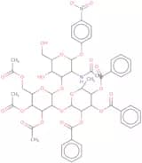 4-Nitrophenyl 2-acetamido-3-O-[2-O-(2,3,4-tri-O-benzoyl-a-L-fucopyranosyl)-3,4,6-tri-O-acetyl-2-de…
