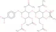 4-Nitrophenyl 2-acetamido-3-O-(2-acetamido-3,4,6-tri-O-acetyl-b-D-glucopyranosyl)-4,6-di-O-acetyl-…