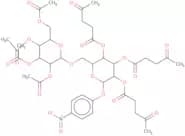 4-Nitrophenyl 6-O-(2,3,4,6-tetra-O-acetyl-a-D-mannopyranosyl)-2,3,4-tri-O-levulinoyl-a-D-mannopyra…