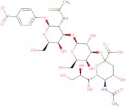 4-Nitrophenyl (N-acetyl-a-neuraminosyl)-(2,3)-O-b-D-galactopyranosyl-(1,3)-2-acetamido-2-deoxy-b-D…
