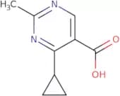 4-Cyclopropyl-2-methylpyrimidine-5-carboxylic acid