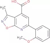 6-(2-Methoxyphenyl)-3-methyl-[1,2]oxazolo[5,4-b]pyridine-4-carboxylic acid