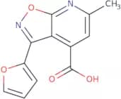 3-(Furan-2-yl)-6-methyl-[1,2]oxazolo[5,4-b]pyridine-4-carboxylic acid