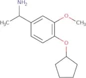 1-[4-(Cyclopentyloxy)-3-methoxyphenyl]ethan-1-amine
