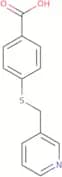 4-[(Pyridin-3-ylmethyl)sulfanyl]benzoic acid