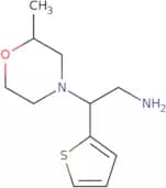 2-(2-Methylmorpholin-4-yl)-2-(thiophen-2-yl)ethan-1-amine