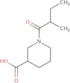 1-(2-Methylbutanoyl)piperidine-3-carboxylic acid