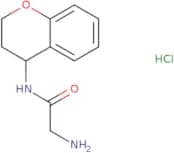 2-Amino-N-(3,4-dihydro-2H-1-benzopyran-4-yl)acetamide hydrochloride