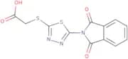 2-{[5-(1,3-Dioxo-2,3-dihydro-1H-isoindol-2-yl)-1,3,4-thiadiazol-2-yl]sulfanyl}acetic acid
