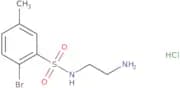 N-(2-Aminoethyl)-2-bromo-5-methylbenzene-1-sulfonamide hydrochloride