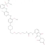 N-[2-[2-[2-[4-[4-[[5-Chloro-4-(2-propan-2-ylsulfonylanilino)pyrimidin-2-yl]amino]-3-methoxyphenyl]…