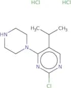 2-Chloro-4-(piperazin-1-yl)-5-(propan-2-yl)pyrimidine dihydrochloride