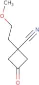 1-(2-Methoxyethyl)-3-oxocyclobutane-1-carbonitrile