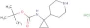 tert-Butyl N-[1-(piperidin-4-yl)cyclopropyl]carbamate hydrochloride
