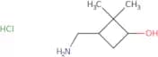 3-(Aminomethyl)-2,2-dimethylcyclobutan-1-ol hydrochloride