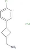 [3-(4-Chlorophenyl)cyclobutyl]methanamine hydrochloride