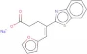 Sodium (4E)-4-(1,3-benzothiazol-2-yl)-5-(furan-2-yl)pent-4-enoate