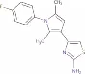 4-[1-(4-Fluorophenyl)-2,5-dimethyl-1H-pyrrol-3-yl]-1,3-thiazol-2-amine