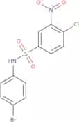 N-(4-Bromophenyl)-4-chloro-3-nitrobenzene-1-sulfonamide