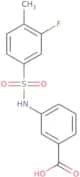 3-(3-Fluoro-4-methylbenzenesulfonamido)benzoic acid